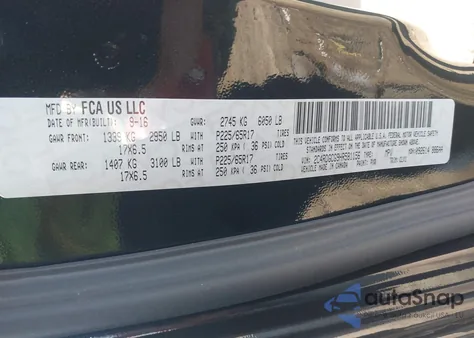 2017 Dodge Grand Caravan Sxt из США, поврежденный, VIN 2C4RDGCG9HR581156